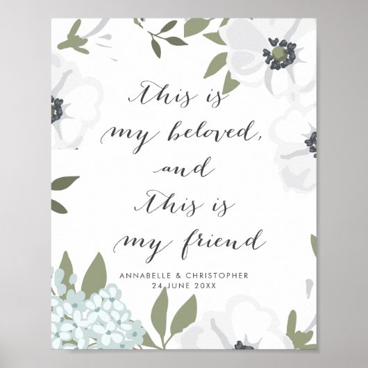 Dit is Mijn Vertrouwde Schrift Anemone van de Schr Poster (Voorkant)