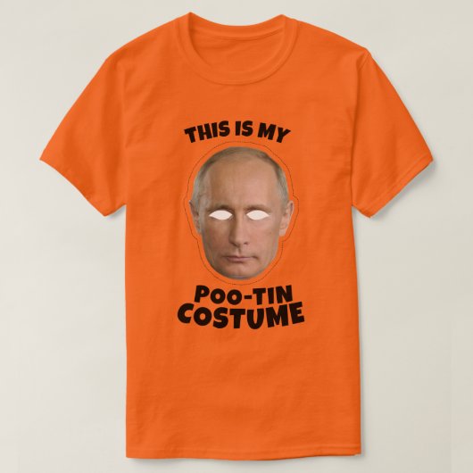Dit is mijn Vladimir Poetin Poo-tin kostuum T-shirt (Design voorkant)