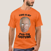 Dit is mijn Vladimir Poetin Poo-tin kostuum T-shirt (Voorkant)