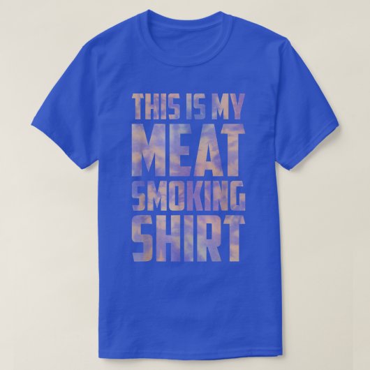 Dit is mijn vlees dat ik rookte BBQ vaders dag Tie T-shirt (Design voorkant)
