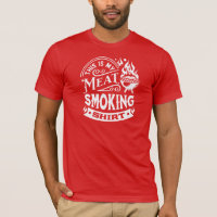 Dit is mijn vlees roken shirt witte tekst ontwerp