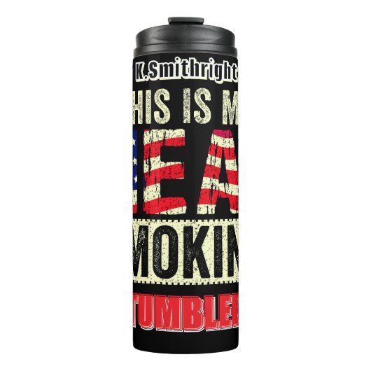 Dit is mijn vleesroken thermosbeker (Voorkant)