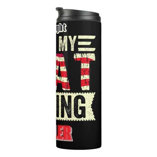 Dit is mijn vleesroken thermosbeker (Geroteerd rechts)