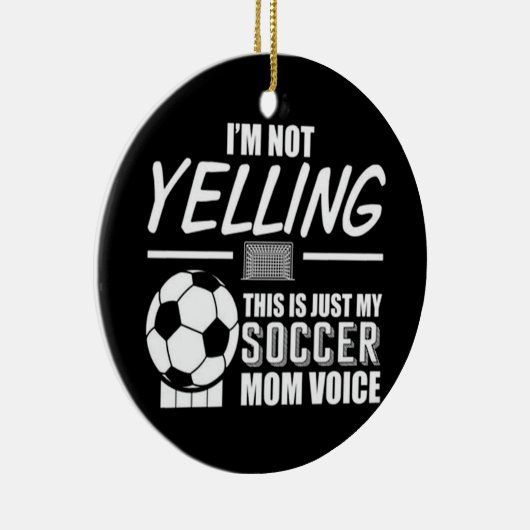 Dit is mijn Voetbal van mijn Voetbal Keramisch Ornament (Rechts)