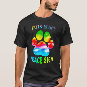 Dit is mijn vredesteken Dit is mijn vredesteken T-shirt