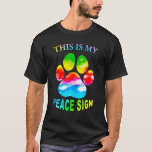 Dit is mijn vredesteken Dit is mijn vredesteken T-shirt