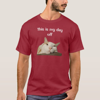 Dit is mijn vrije dag kat t-shirt