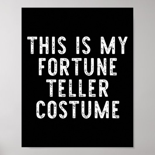 Dit is mijn waarzegger Halloween kostuum Lazy E Poster (Voorkant)