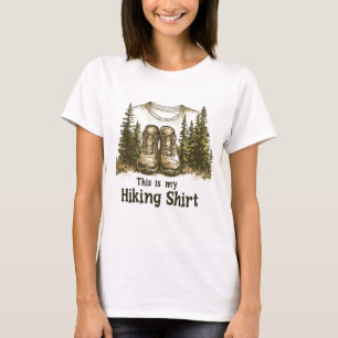 Dit is Mijn Wandelshirt Grappig Wandelend Ontwerp T-shirt