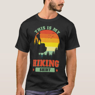 Dit is mijn wandelwandeltocht buiten backpacken t-shirt