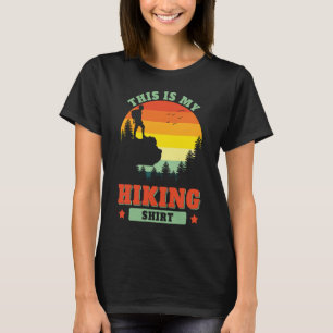 Dit is mijn wandelwandeltocht buiten backpacken t-shirt