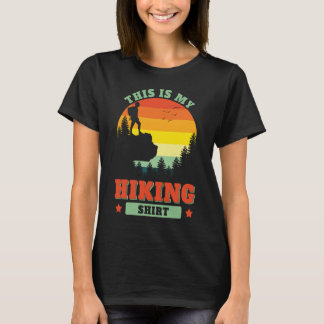 Dit is mijn wandelwandeltocht buiten backpacken t-shirt