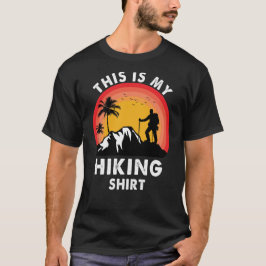 Dit is mijn wandelwandeltocht buiten backpacken t-shirt