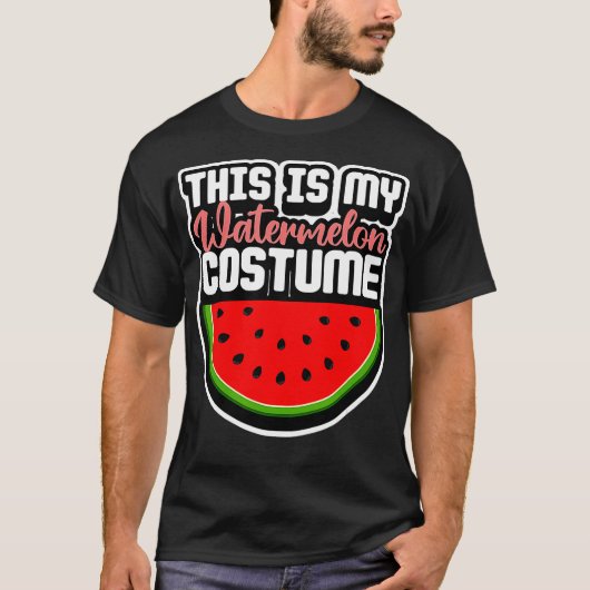 Dit is mijn watermeloenskostuum Sweet Summer Fruit T-shirt (Voorkant)