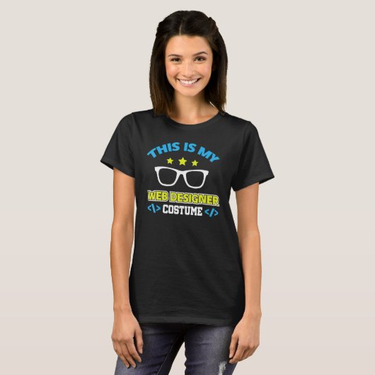 Dit is mijn webontwerper Costume Css-programmer T-shirt (Voorkant volledig)