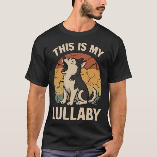 Dit is mijn wiegelied- Husky T-shirt (Voorkant)