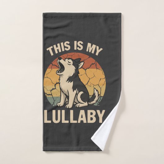 Dit Is Mijn Wiegeliedje- Husky Handdoek (Handdoek)
