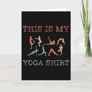 Dit Is Mijn Yoga-ontwerp Yoga-houdingen Vinyasa Fl Kaart