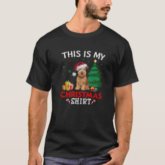 Dit is mijn zachtharige Wheaten Terrier hond Santa T-shirt