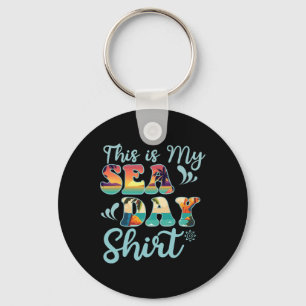 Dit is mijn Zee dag Funny Family zomervakantie Sleutelhanger