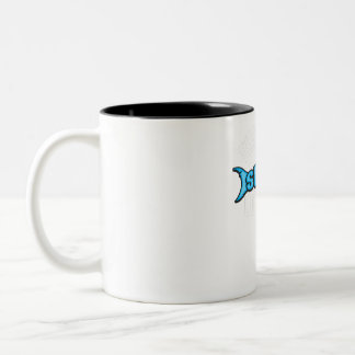 Dit is mijn Zee van het haaienkostuum Tweekleurige Koffiemok