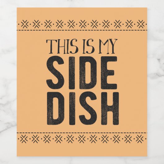 Dit is mijn zijdeh wijn etiket (Enkel label)