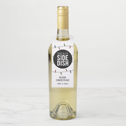 Dit is mijn zijdekerst flessenhanger (Op fles)