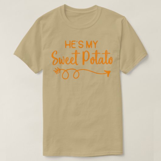 Dit is mijn zoete aardappel I Yam Thanksgiving Cou T-shirt (Design voorkant)