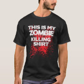 Dit is mijn zombie die Funny Halloween Zombie S ve T-shirt (Voorkant)