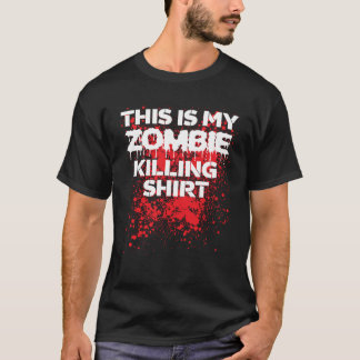 Dit is mijn zombie die Funny Halloween Zombie S ve T-shirt