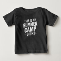 Dit Is Mijn Zomer Kamp T-Shirt Kampdirecteur Perso