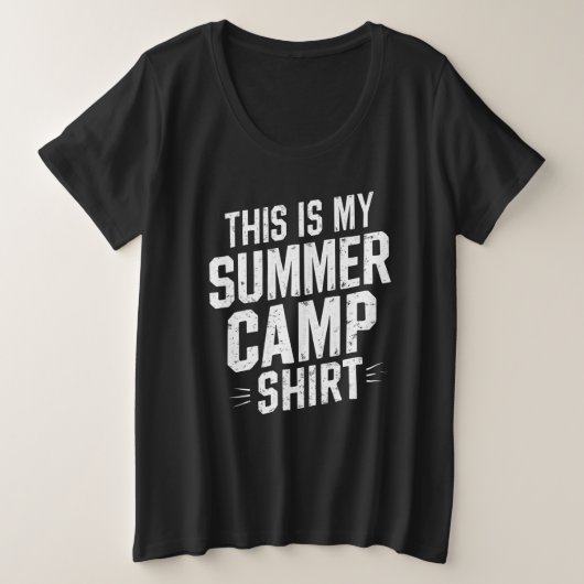 Dit Is Mijn Zomer Kamp T-Shirt Kampdirecteur Perso (Design voorkant)