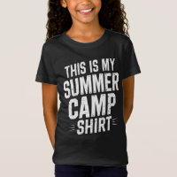 Dit Is Mijn Zomer Kamp T-Shirt Kampdirecteur Perso