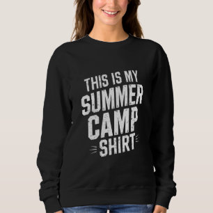 Dit Is Mijn Zomer Kamp T-Shirt Kampdirecteur Perso