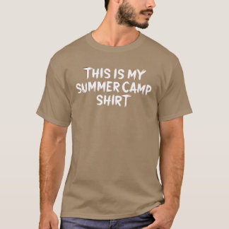 Dit is mijn zomerkamp perfect voor kamp t-shirt