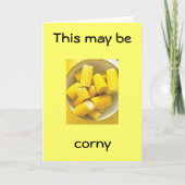 "DIT IS MISSCHIEN GRAPPIG, MAAR IK OOK" VERJAARDAG KAART (Voorkant)