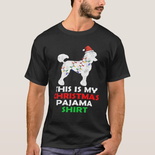 Dit is m'n feestelijke kerstpajama t-shirt (Voorkant)