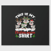 Dit is m'n kerstcadeaubon met kerstpajama cadeaupapier (Vlak)