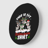 Dit is m'n kerstcadeaubon met kerstpajama grote klok (Hoek)