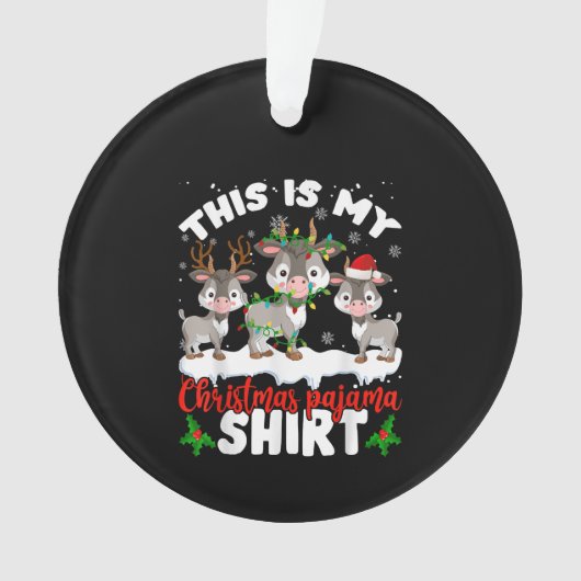 Dit is m'n kerstcadeaubon met kerstpajama ornament (voorkant)