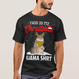 Dit is m'n kerstpajama Ragdoll Cat T-shirt