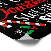 Dit is m'n te warm voor lelijke kerst. poster (Hoek)