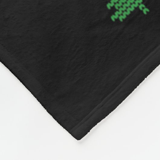 Dit is m'n te warme kerstkeuken. fleece deken (Hoek)