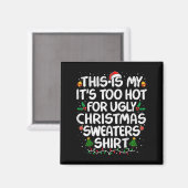 Dit is m'n te warme kerstkeuken. magneet (Voorkant / Achterkant)
