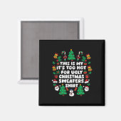 Dit is m'n te warme kerstkeuken. magneet (Voorkant / Achterkant)
