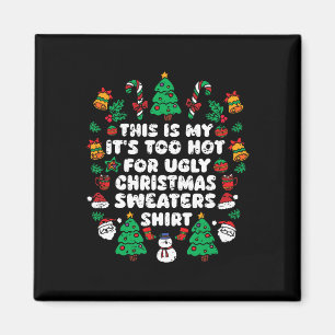 Dit is m'n te warme kerstkeuken. magneet