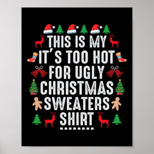 Dit is m'n te warme kerstkeuken. poster