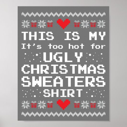 Dit is m'n te warme kerstkeuken. poster (Voorkant)