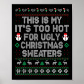 Dit is m'n te warme kerstkeuken. poster (Voorkant)