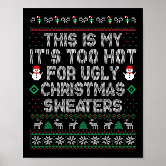 Dit is m'n te warme kerstkeuken. poster (Voorkant)